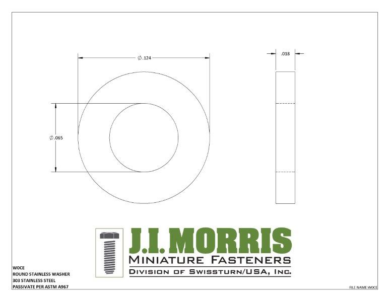 #0 ROUND SS WASHER